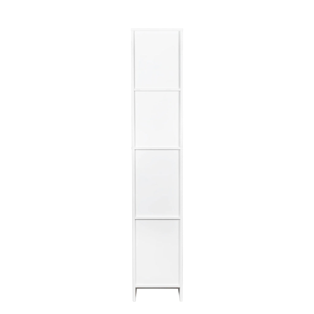 Slim Tall Storage Cabinet, Pantry Cabinet with Doors Shelves Small Space for Kitchen Living Room Bathroom