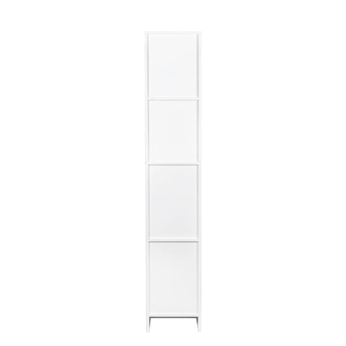 Slim Tall Storage Cabinet, Pantry Cabinet with Doors Shelves Small Space for Kitchen Living Room Bathroom