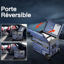 Load image into Gallery viewer, 115L Glaciere Electrique Double Zone,Glaciere a Compression WiFi APP,12 V/24 V et 100-240 V Frigo Camping,-20 鈩 20 鈩pour Voiture,Camion,Bateau,Camping,Car,Caravanes,Voyageant,Maison