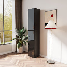 Load image into Gallery viewer, Slim Tall Storage Cabinet, Pantry Cabinet with Doors Shelves Small Space for Kitchen Living Room Bathroom