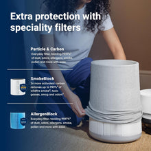 Load image into Gallery viewer, Blueair - Blue Pure 211i Max Purificateur d'air pour grandes pièces jusqu'à 141 m² – Intelligent, silencieux, technologie HEPASilent, élimine les allergènes, les poils d'animaux, la fumée