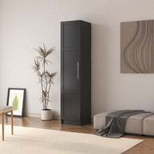 Load image into Gallery viewer, Slim Tall Storage Cabinet, Pantry Cabinet with Doors Shelves Small Space for Kitchen Living Room Bathroom