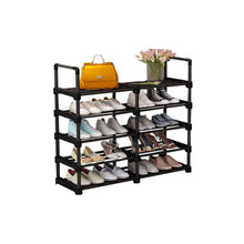 Load image into Gallery viewer, Shoe Rack Shoe Organizer, 20-24 Pairs Shoes Storage Organizer Metal Stackable&amp;Removable Multifunctional Show Rack for Entryway,Closet and Bedroom