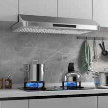 Load image into Gallery viewer, 36/30 Inch Under Cabinet Range Hood with Gesture/Touch/Remote Control, 900 CFM Kitchen Vent w/ 4 Speed, Adjustable LED Lights